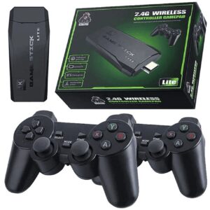 GAME STICK +10.000 JOGOS 2 CONTROLES SEM FIO TVLC